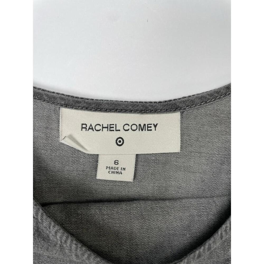 Rachel Comey x Target Dress Grey Chambray Puff Sleeve Midi Dress Small - Picture 4 of 9